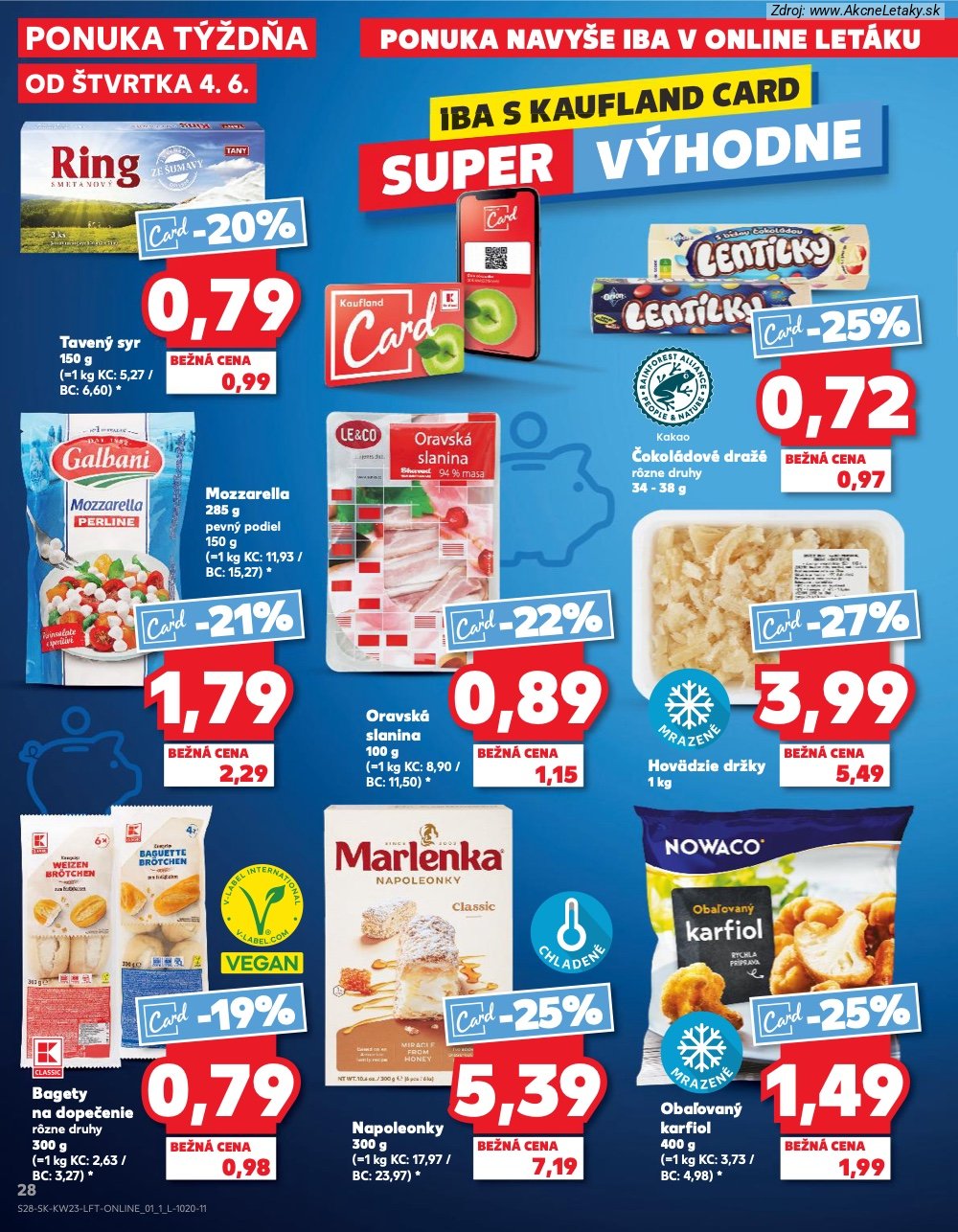 Leták Kaufland (4. 6. - 10. 6. 2026) - strana 28 z 76