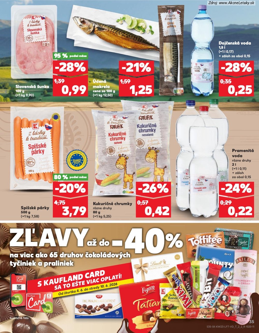 Leták Kaufland (4. 6. - 10. 6. 2026) - strana 35 z 76
