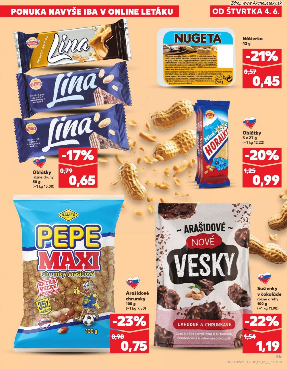 Leták Kaufland (4. 6. - 10. 6. 2026) - strana 45 z 76