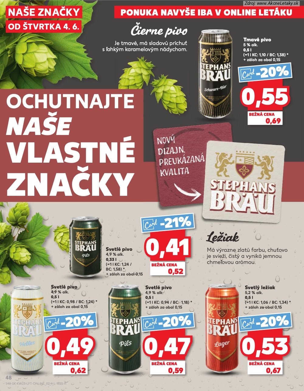 Leták Kaufland (4. 6. - 10. 6. 2026) - strana 48 z 76