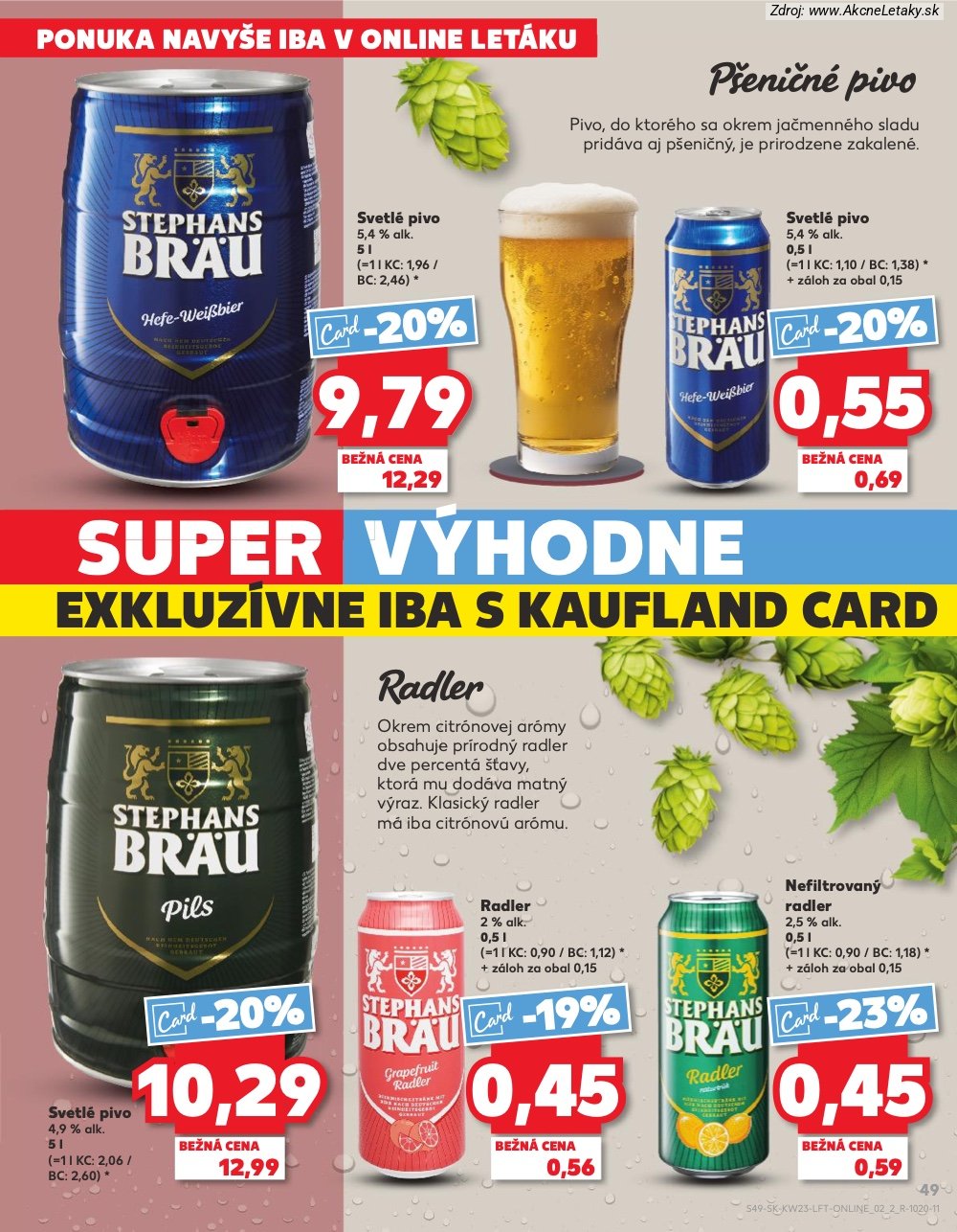 Leták Kaufland (4. 6. - 10. 6. 2026) - strana 49 z 76