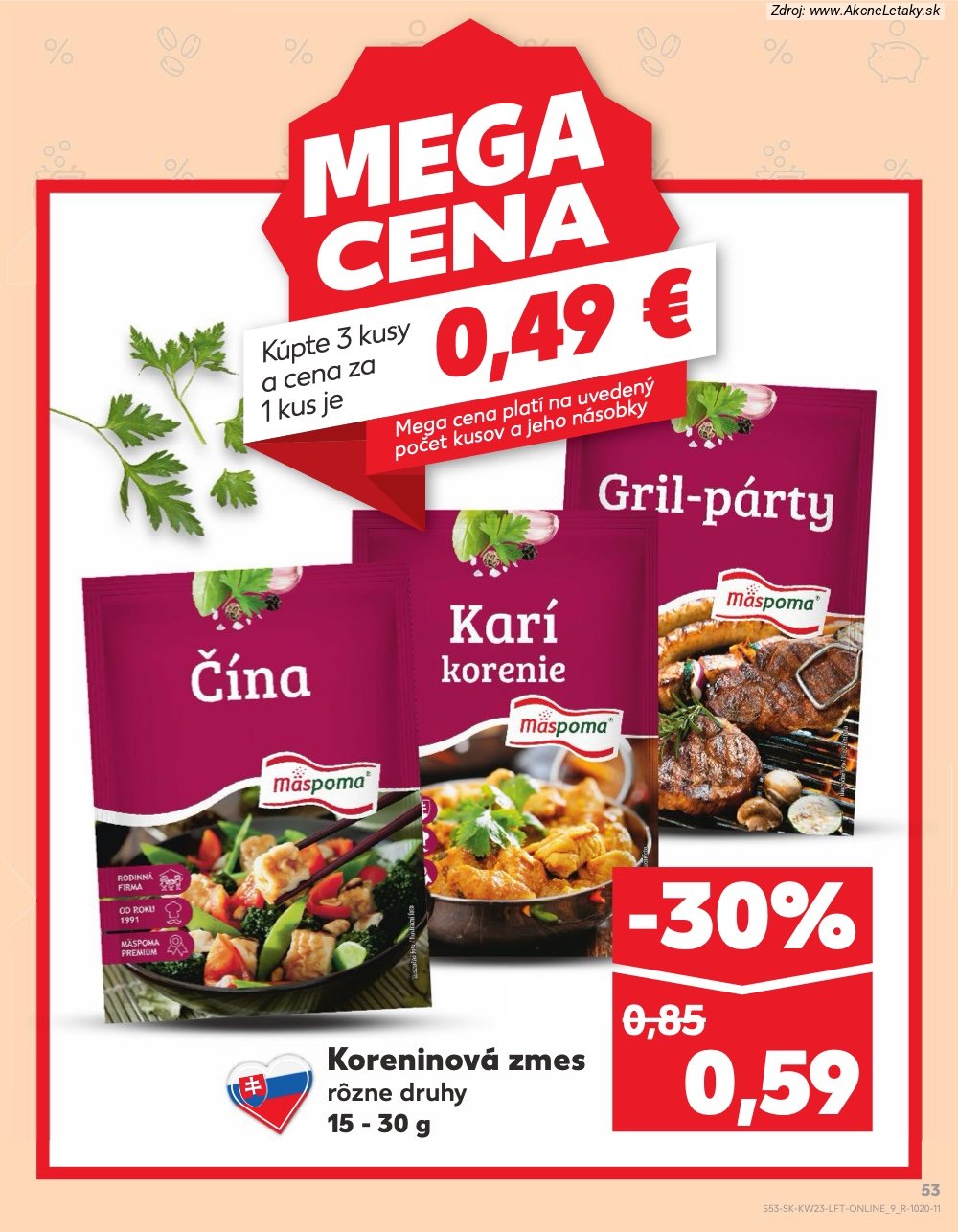 Leták Kaufland (4. 6. - 10. 6. 2026) - strana 53 z 76
