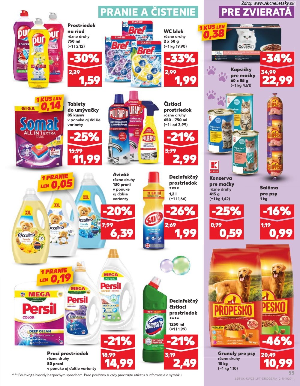 Leták Kaufland (4. 6. - 10. 6. 2026) - strana 55 z 76