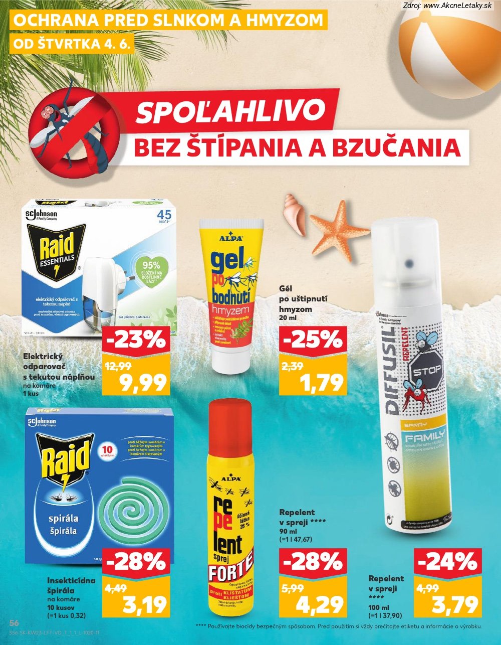 Leták Kaufland (4. 6. - 10. 6. 2026) - strana 56 z 76