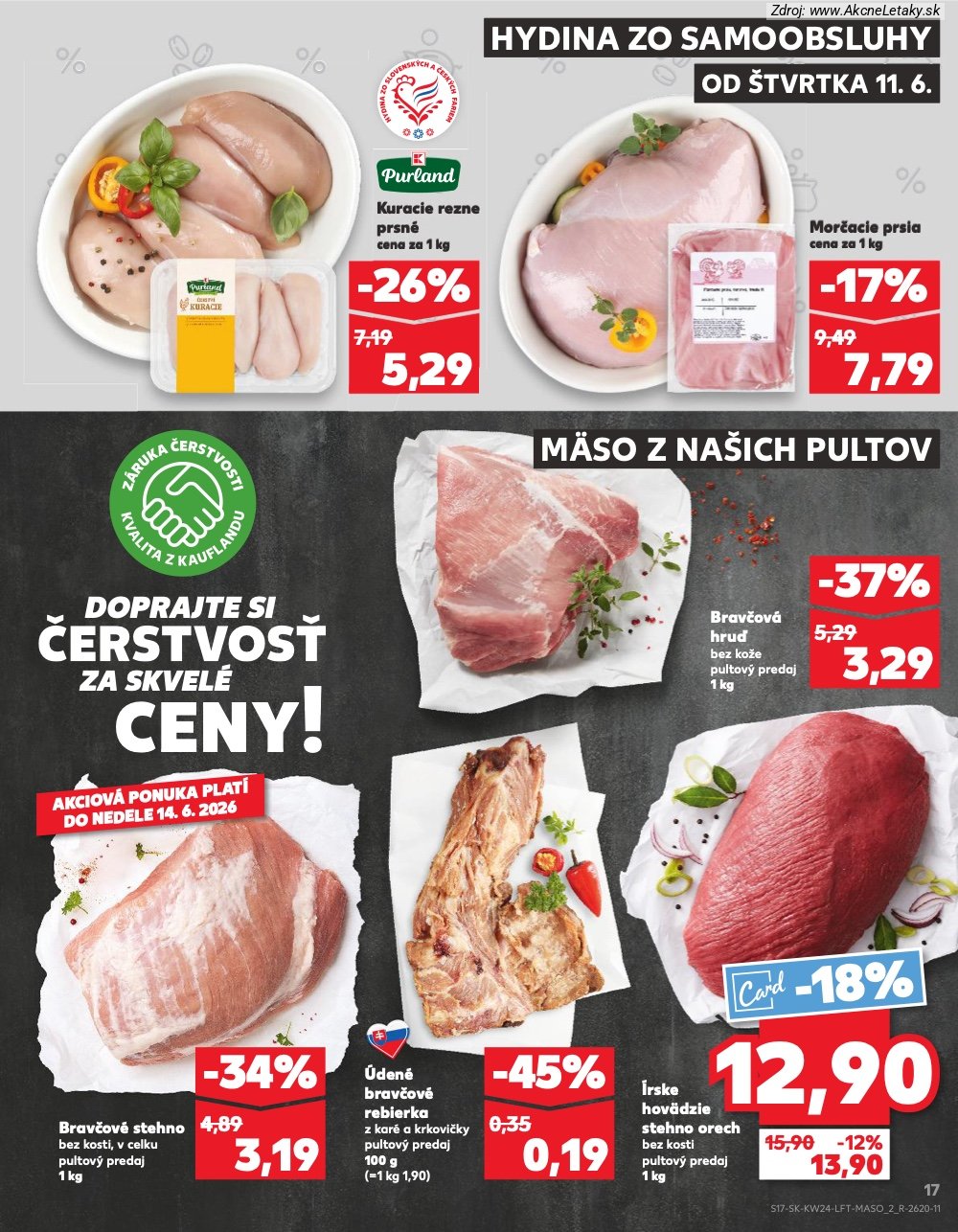 Leták Kaufland (11. 6. - 17. 6. 2026) - strana 17 z 78