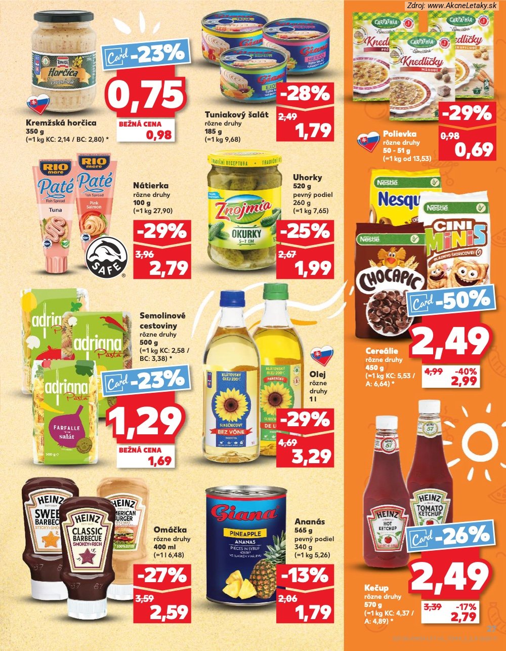 Leták Kaufland (11. 6. - 17. 6. 2026) - strana 27 z 78
