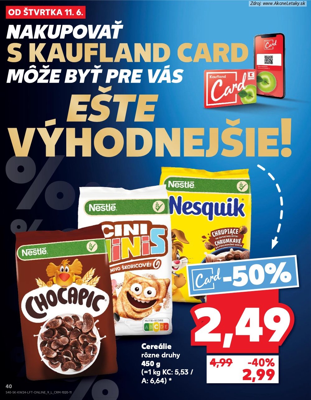 Leták Kaufland (11. 6. - 17. 6. 2026) - strana 40 z 78