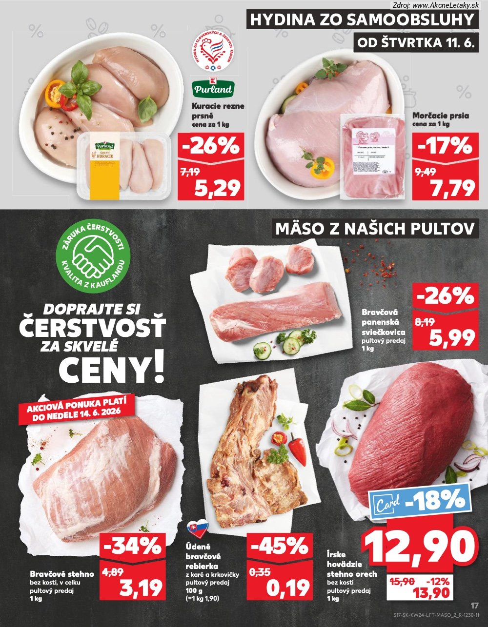 Leták Kaufland (11. 6. - 17. 6. 2026) - strana 17 z 78