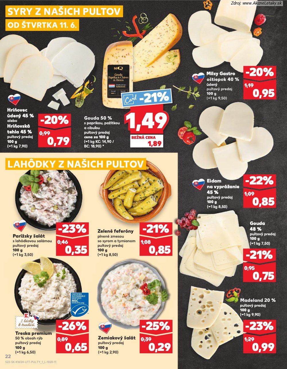 Leták Kaufland (11. 6. - 17. 6. 2026) - strana 22 z 78