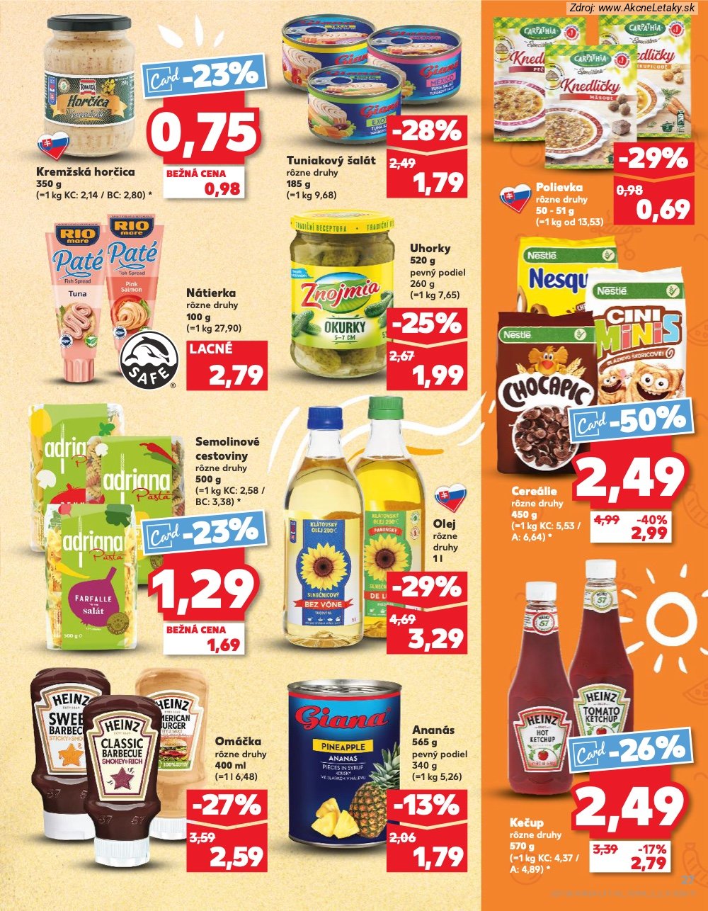 Leták Kaufland (11. 6. - 17. 6. 2026) - strana 27 z 78