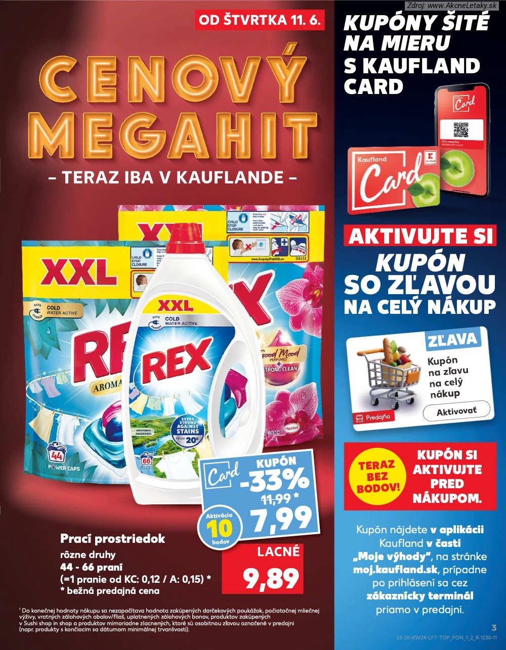 Leták Kaufland (11. 6. - 17. 6. 2026) - strana 3 z 78