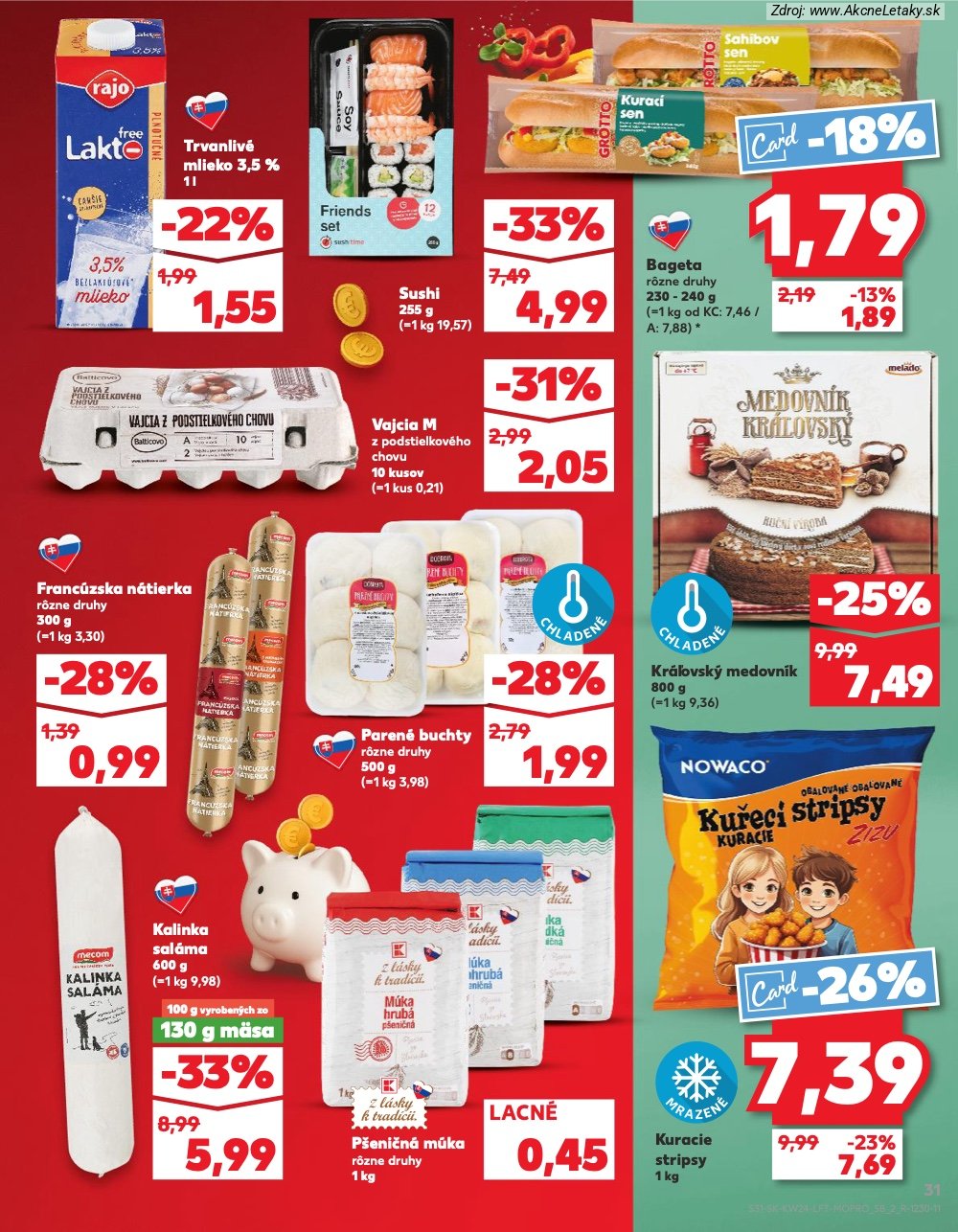 Leták Kaufland (11. 6. - 17. 6. 2026) - strana 31 z 78
