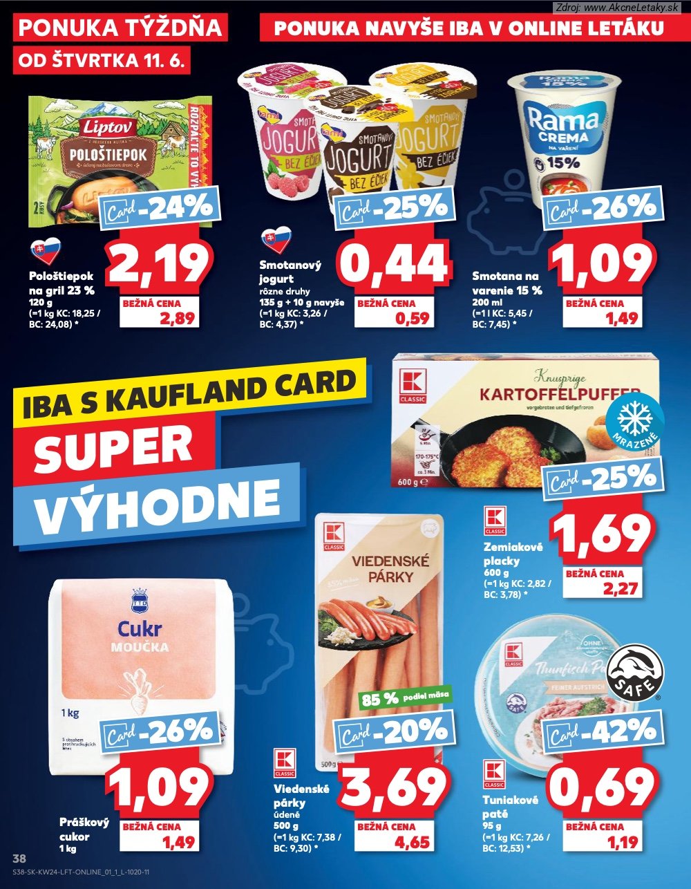 Leták Kaufland (11. 6. - 17. 6. 2026) - strana 38 z 78