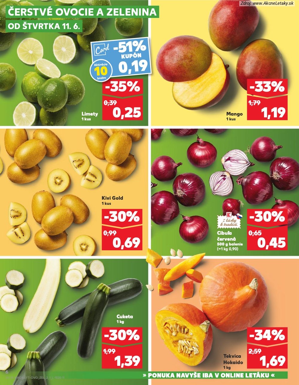 Leták Kaufland (11. 6. - 17. 6. 2026) - strana 6 z 78