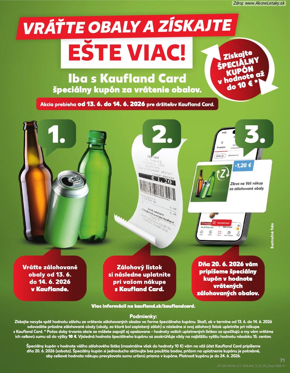Leták Kaufland (11. 6. - 17. 6. 2026) - strana 71 z 78