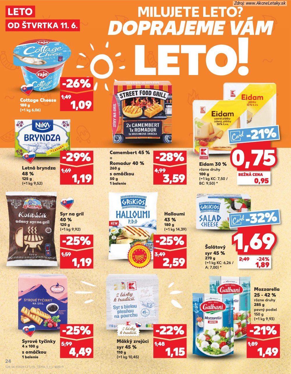 Leták Kaufland (11. 6. - 17. 6. 2026) - strana 24 z 78