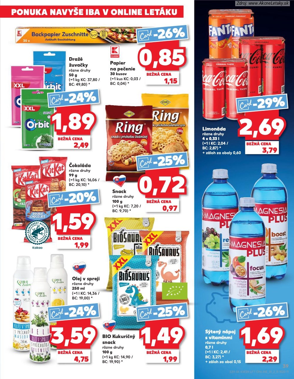 Leták Kaufland (11. 6. - 17. 6. 2026) - strana 39 z 78