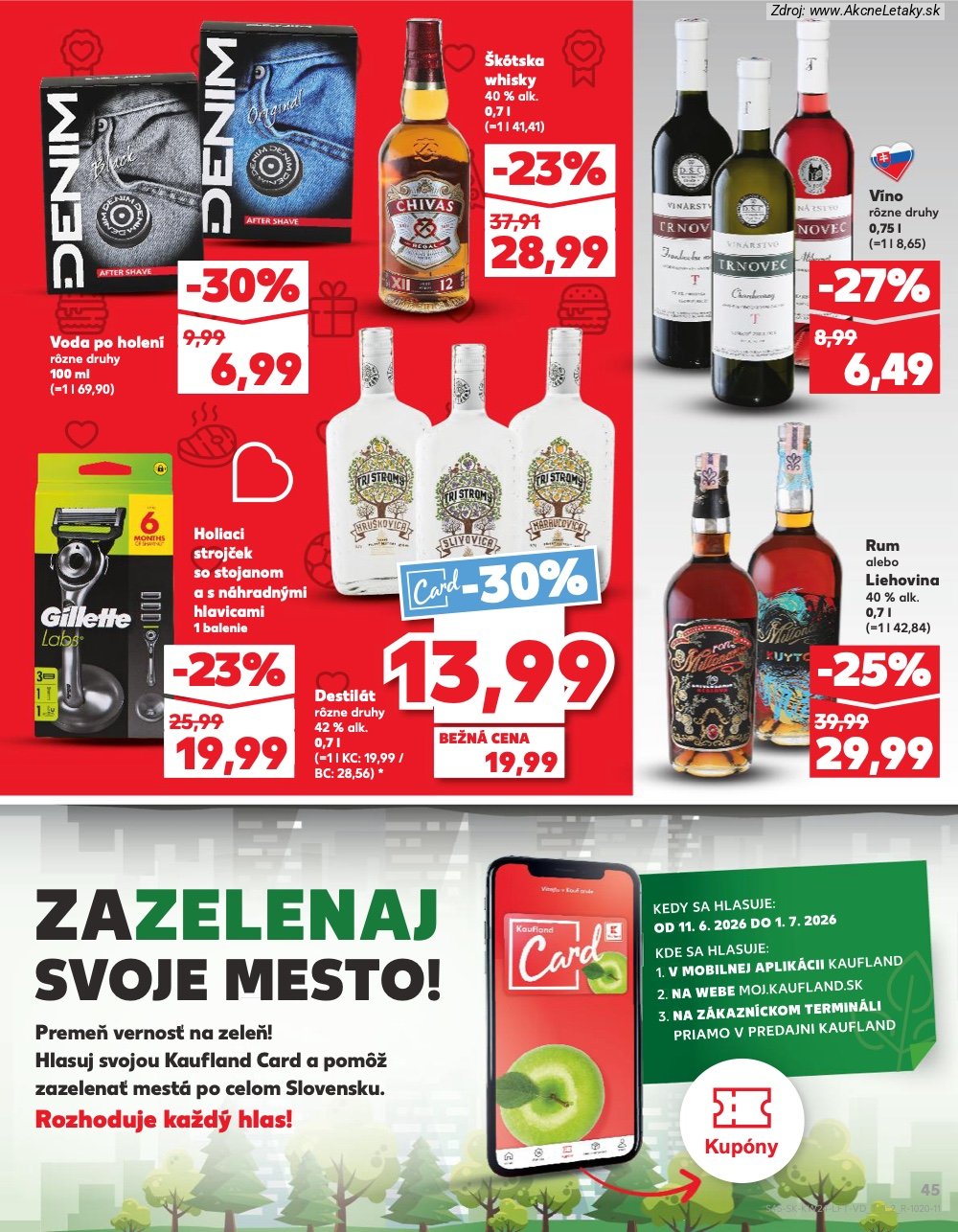 Leták Kaufland (11. 6. - 17. 6. 2026) - strana 45 z 78
