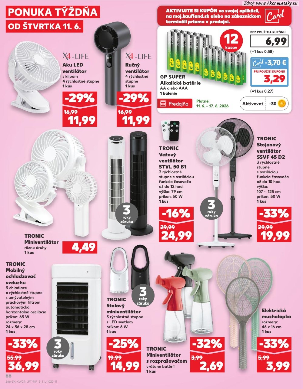 Leták Kaufland (11. 6. - 17. 6. 2026) - strana 66 z 78