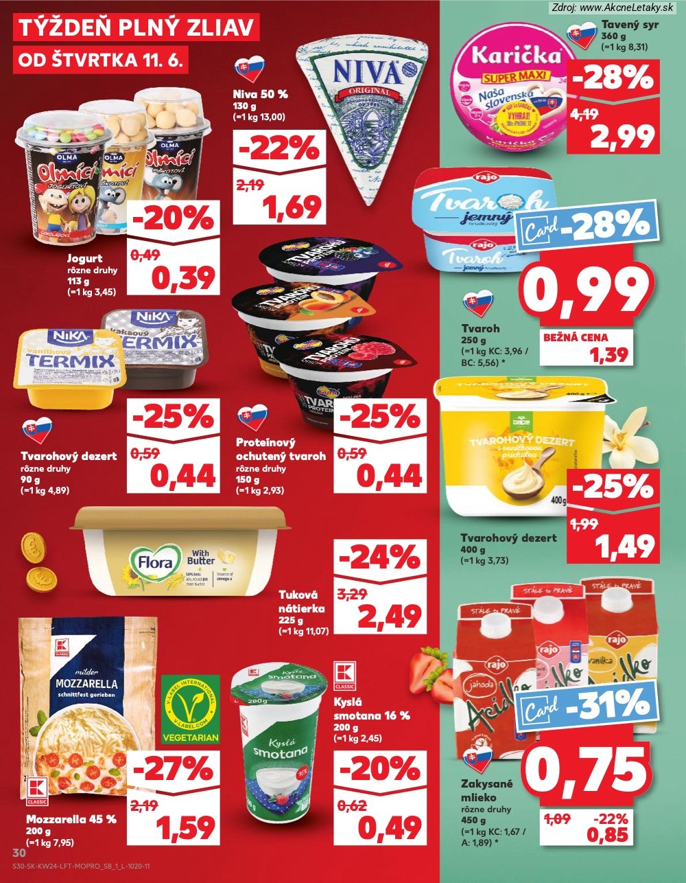 Leták Kaufland (11. 6. - 17. 6. 2026) - strana 30 z 78