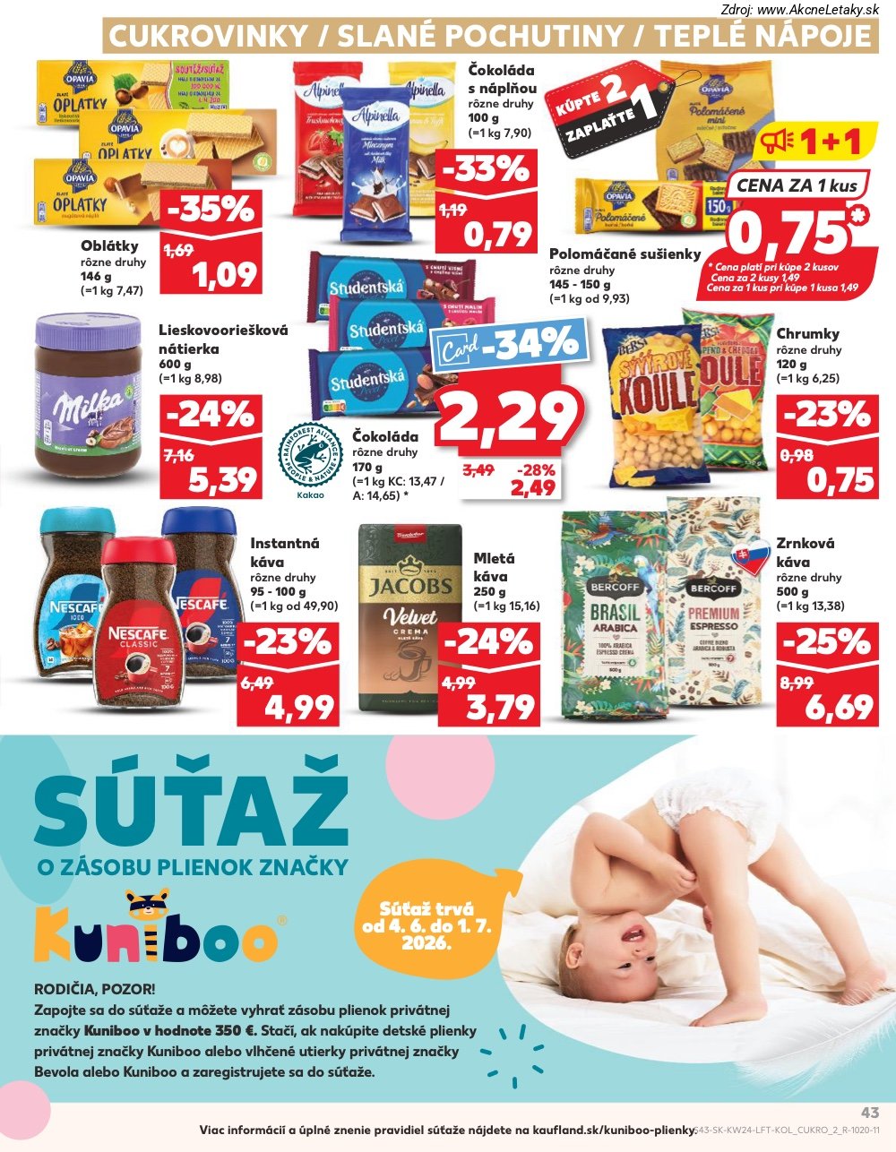 Leták Kaufland (11. 6. - 17. 6. 2026) - strana 43 z 78
