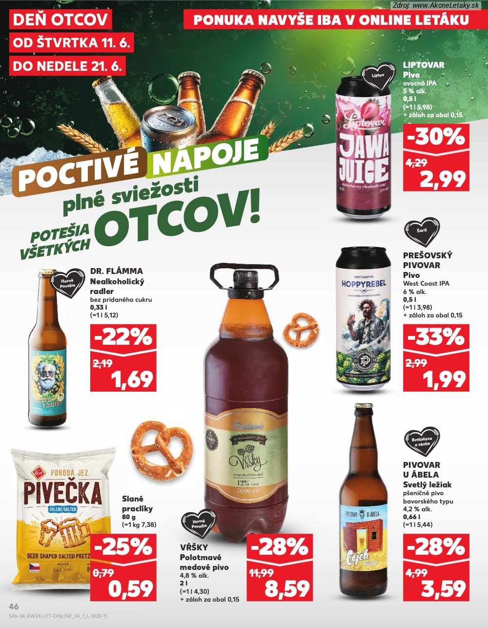 Leták Kaufland (11. 6. - 17. 6. 2026) - strana 46 z 78