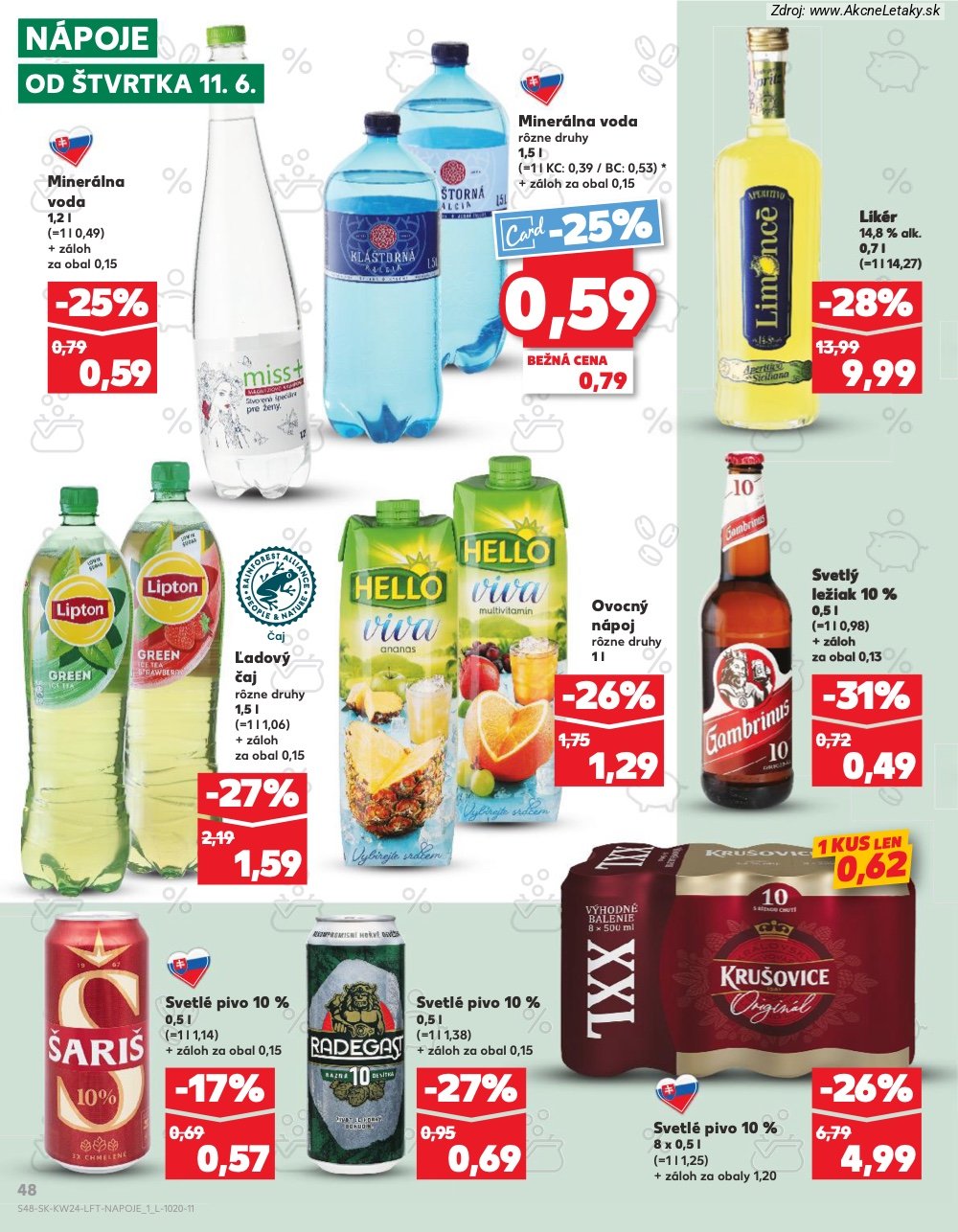 Leták Kaufland (11. 6. - 17. 6. 2026) - strana 48 z 78