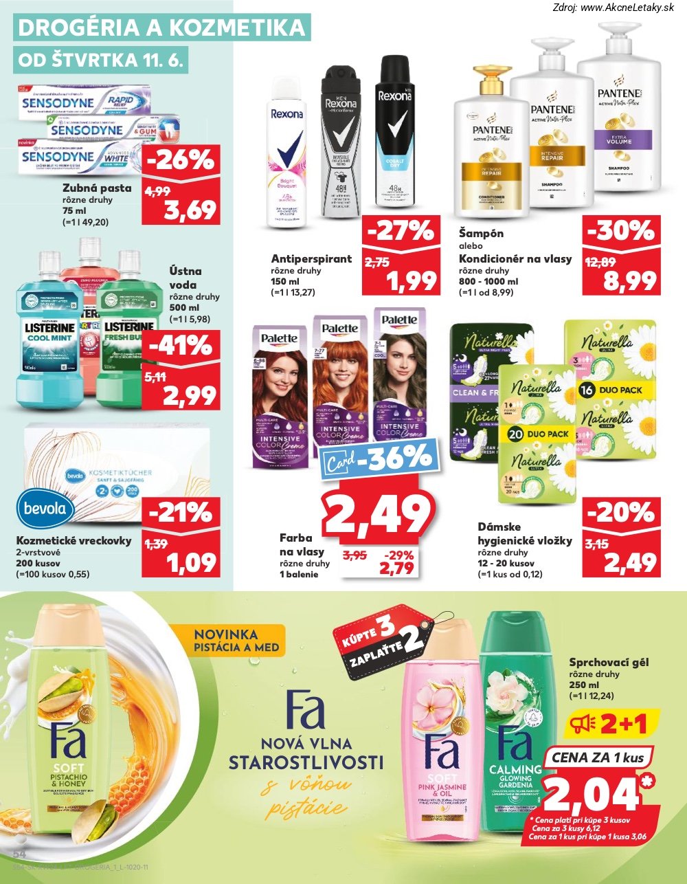 Leták Kaufland (11. 6. - 17. 6. 2026) - strana 54 z 78