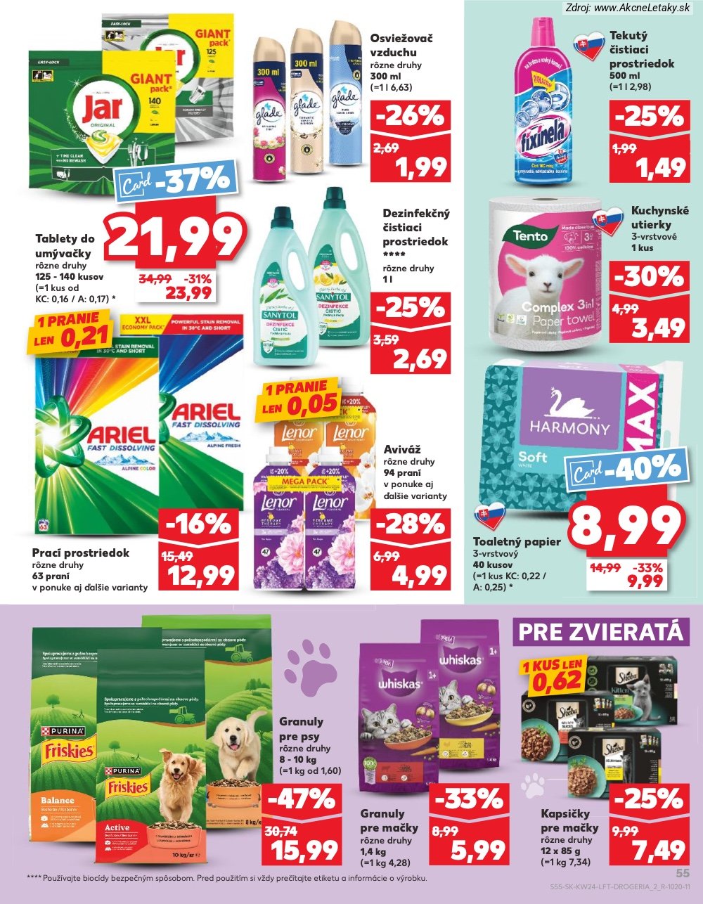 Leták Kaufland (11. 6. - 17. 6. 2026) - strana 55 z 78