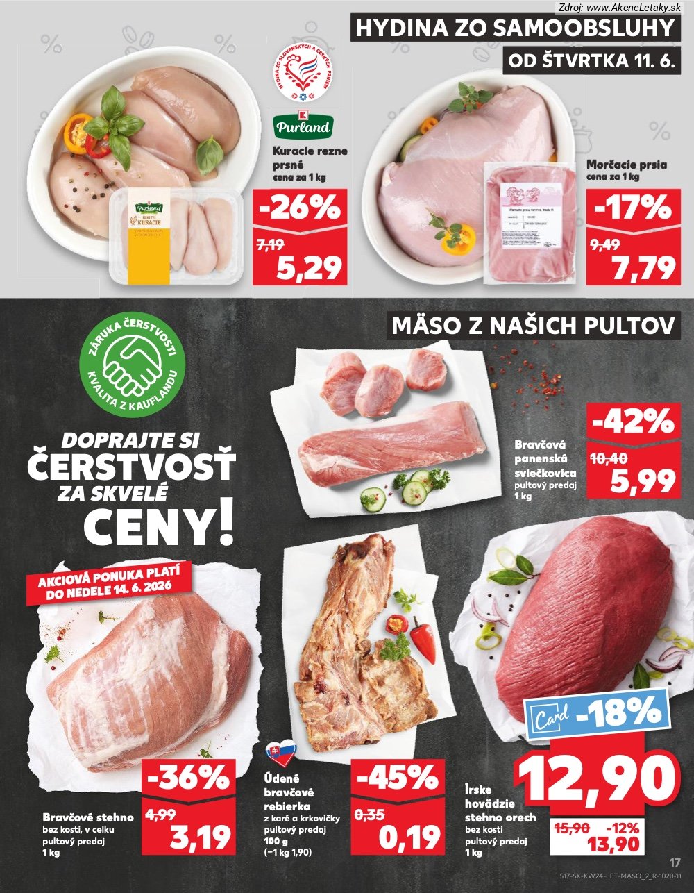 Leták Kaufland (11. 6. - 17. 6. 2026) - strana 17 z 78