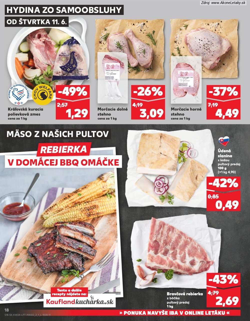 Leták Kaufland (11. 6. - 17. 6. 2026) - strana 18 z 78