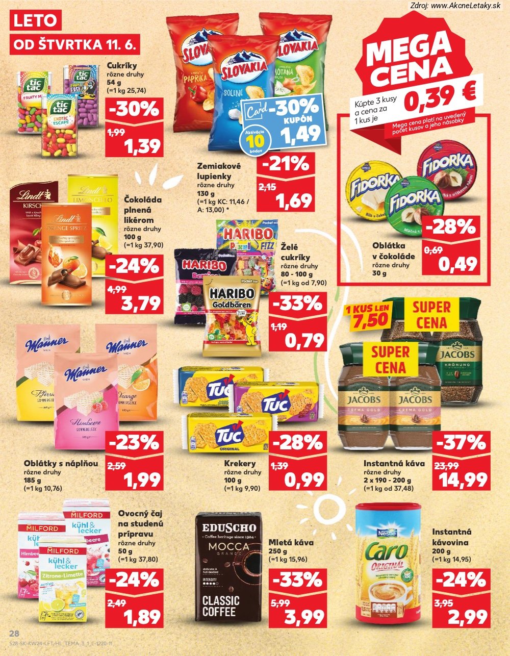 Leták Kaufland (11. 6. - 17. 6. 2026) - strana 28 z 78