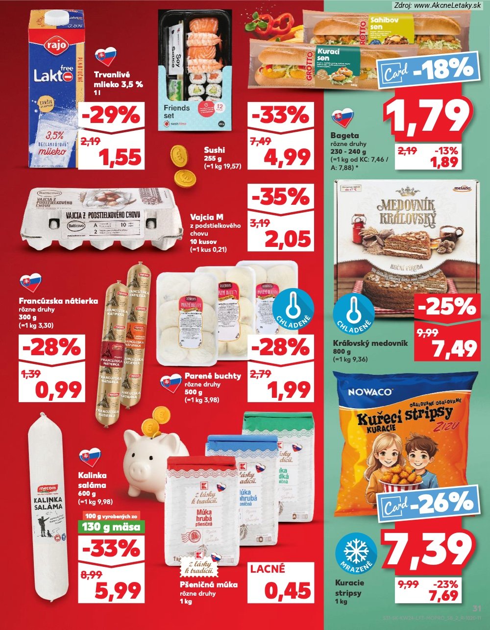 Leták Kaufland (11. 6. - 17. 6. 2026) - strana 31 z 78