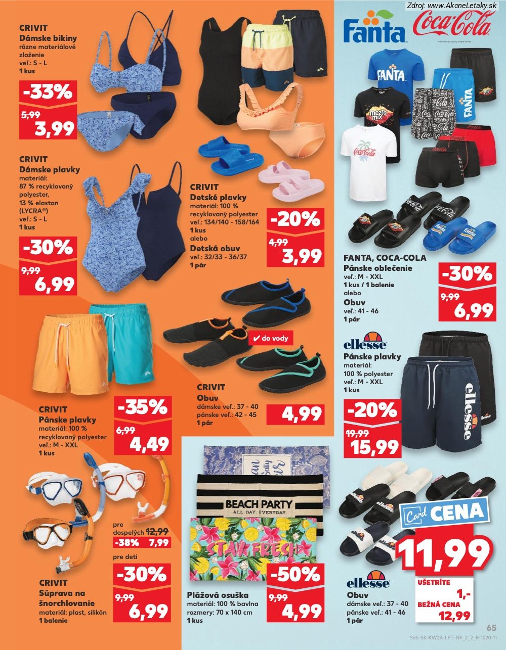 Leták Kaufland (11. 6. - 17. 6. 2026) - strana 65 z 78