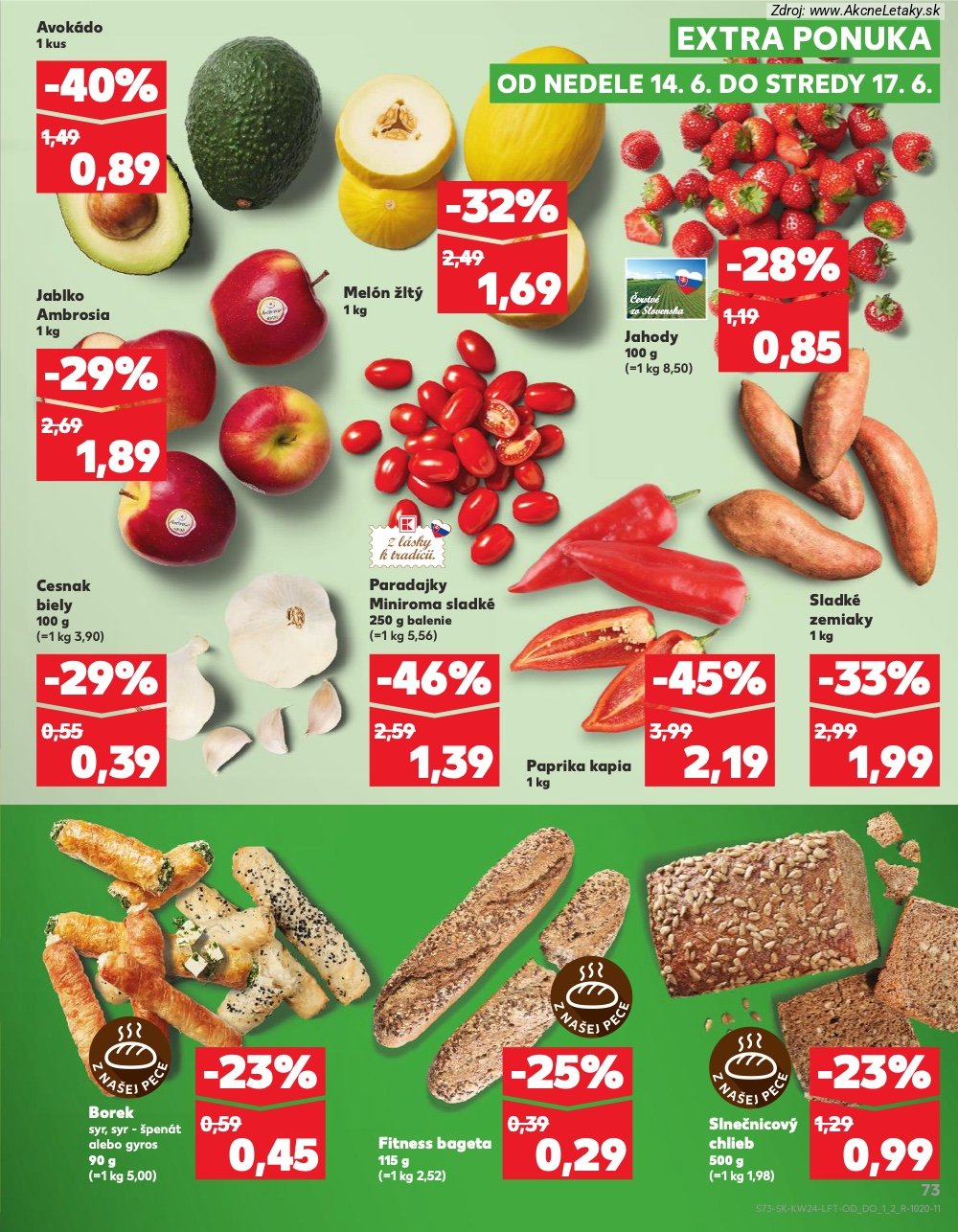 Leták Kaufland (11. 6. - 17. 6. 2026) - strana 73 z 78