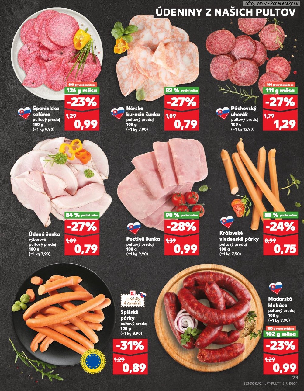 Leták Kaufland (11. 6. - 17. 6. 2026) - strana 23 z 78
