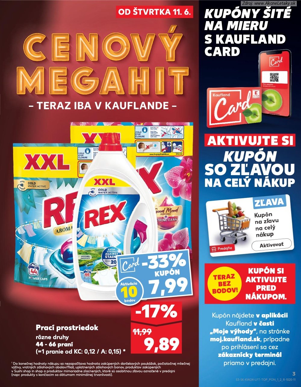 Leták Kaufland (11. 6. - 17. 6. 2026) - strana 3 z 78