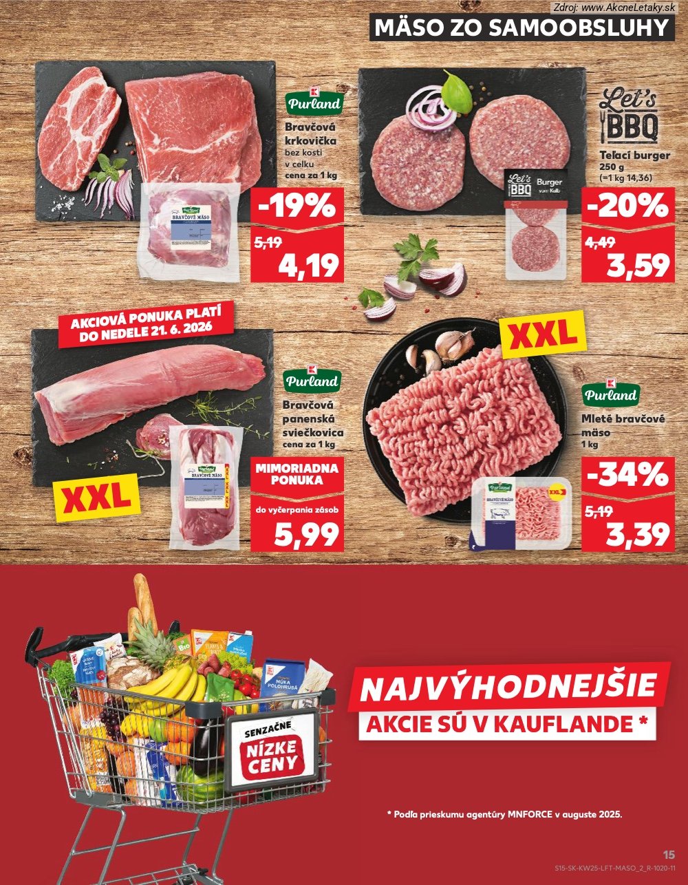 Leták Kaufland (18. 6. - 24. 6. 2026) - strana 15 z 84