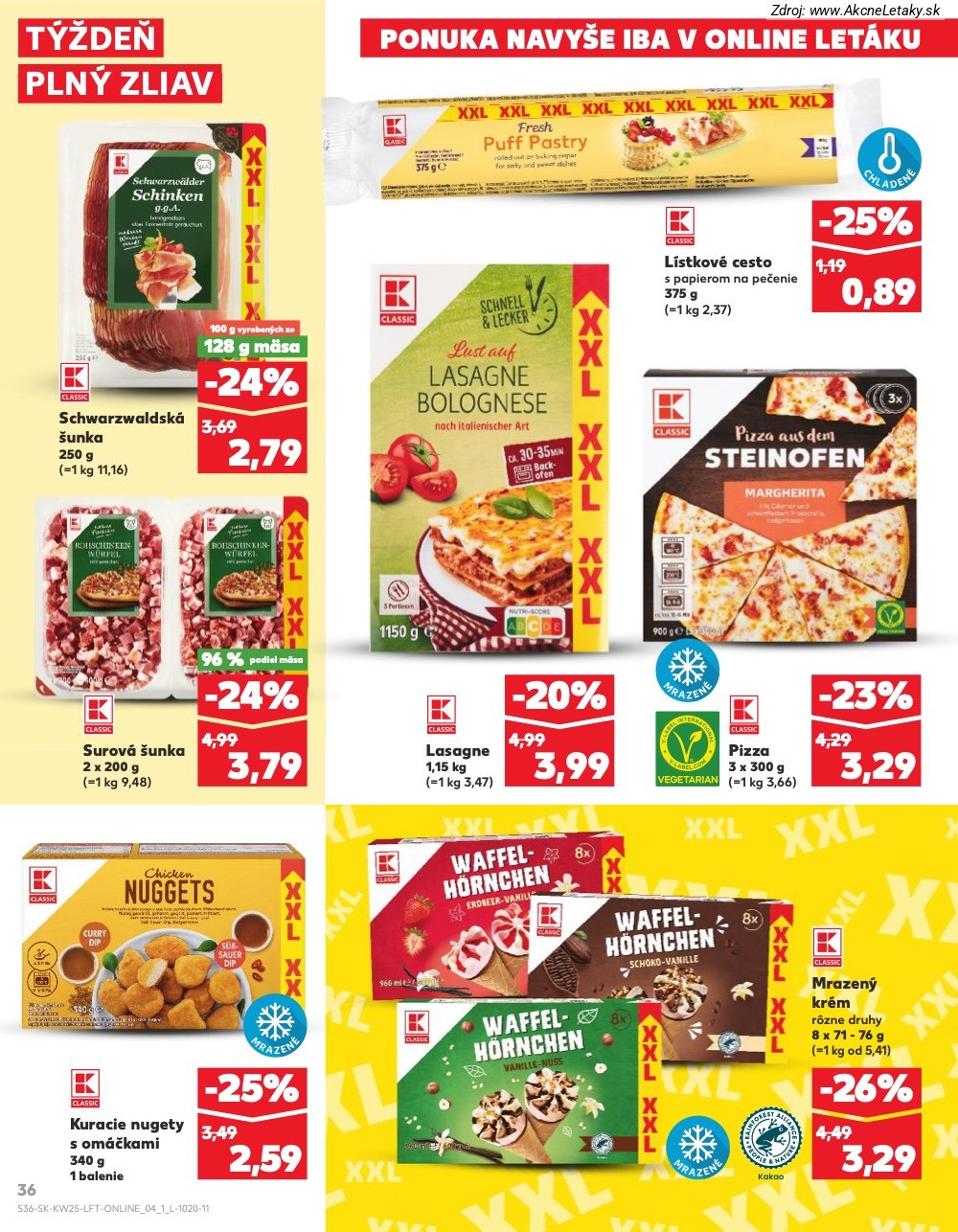 Leták Kaufland (18. 6. - 24. 6. 2026) - strana 36 z 84
