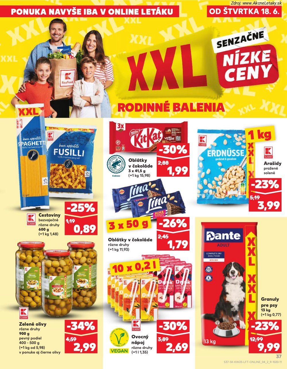 Leták Kaufland (18. 6. - 24. 6. 2026) - strana 37 z 84