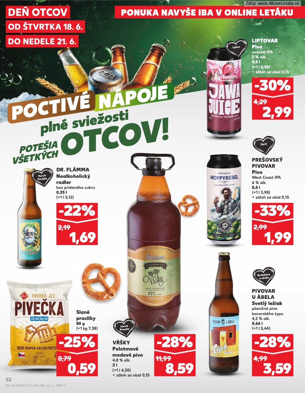 Leták Kaufland (18. 6. - 24. 6. 2026) - strana 52 z 84