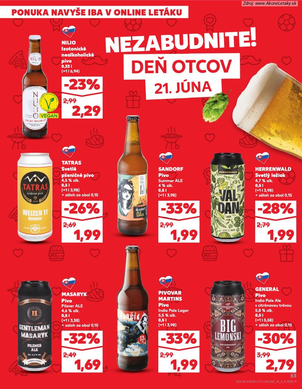 Leták Kaufland (18. 6. - 24. 6. 2026) - strana 53 z 84