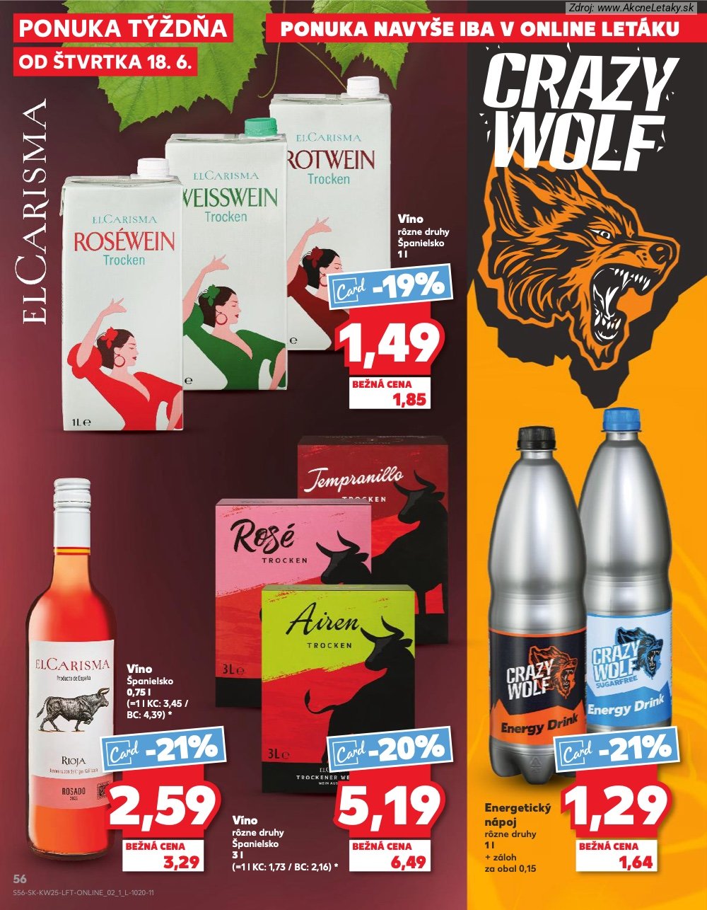 Leták Kaufland (18. 6. - 24. 6. 2026) - strana 56 z 84