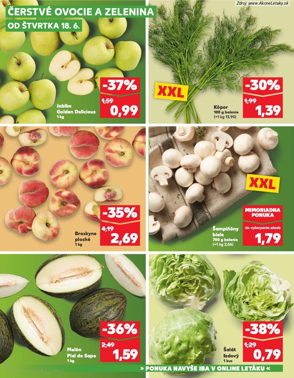 Leták Kaufland (18. 6. - 24. 6. 2026) - strana 6 z 84