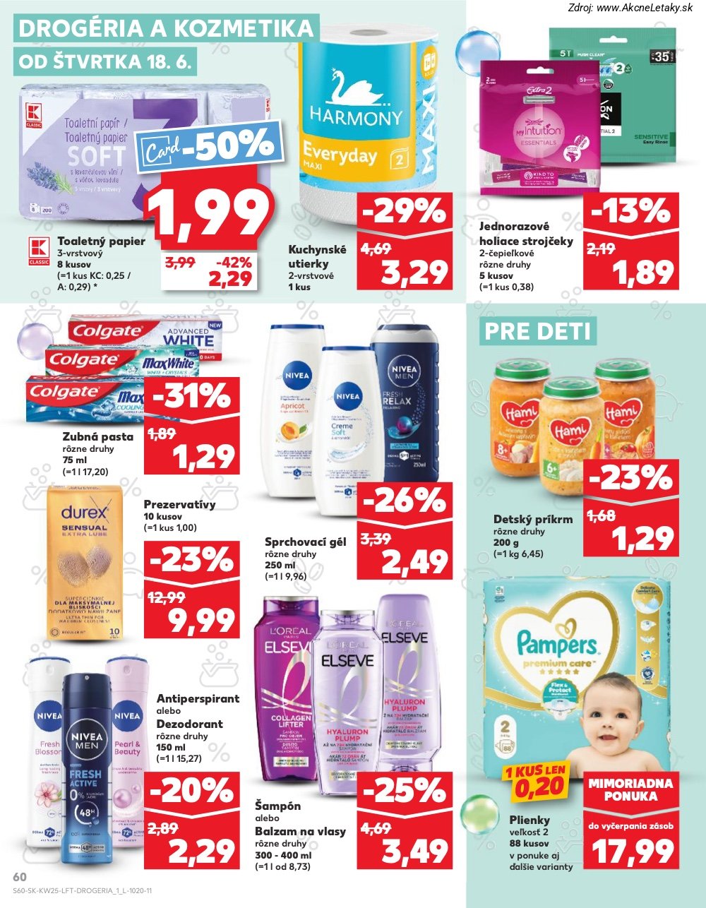 Leták Kaufland (18. 6. - 24. 6. 2026) - strana 60 z 84