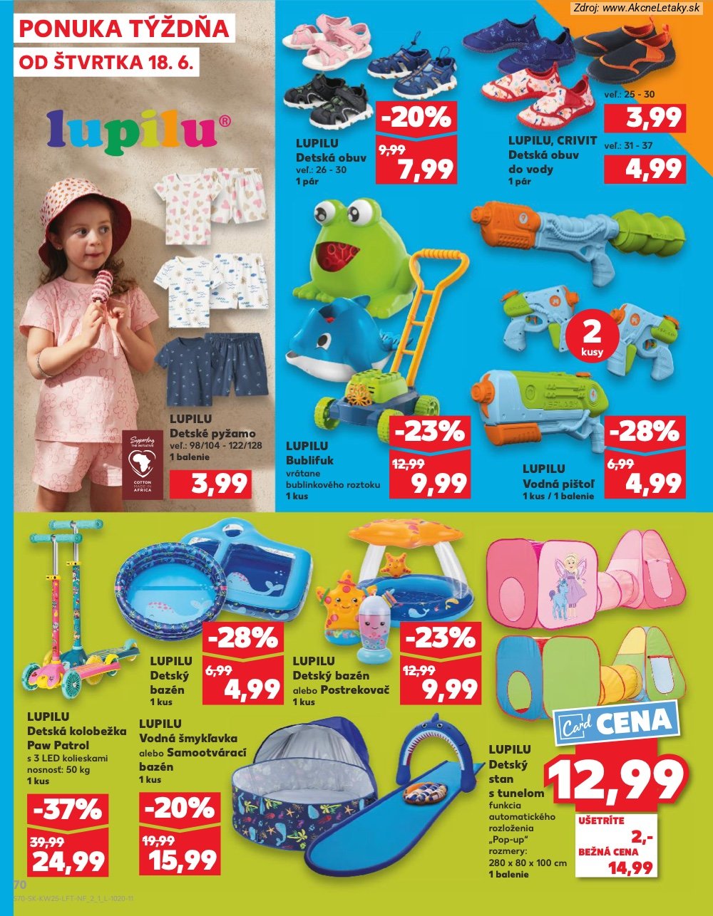 Leták Kaufland (18. 6. - 24. 6. 2026) - strana 70 z 84