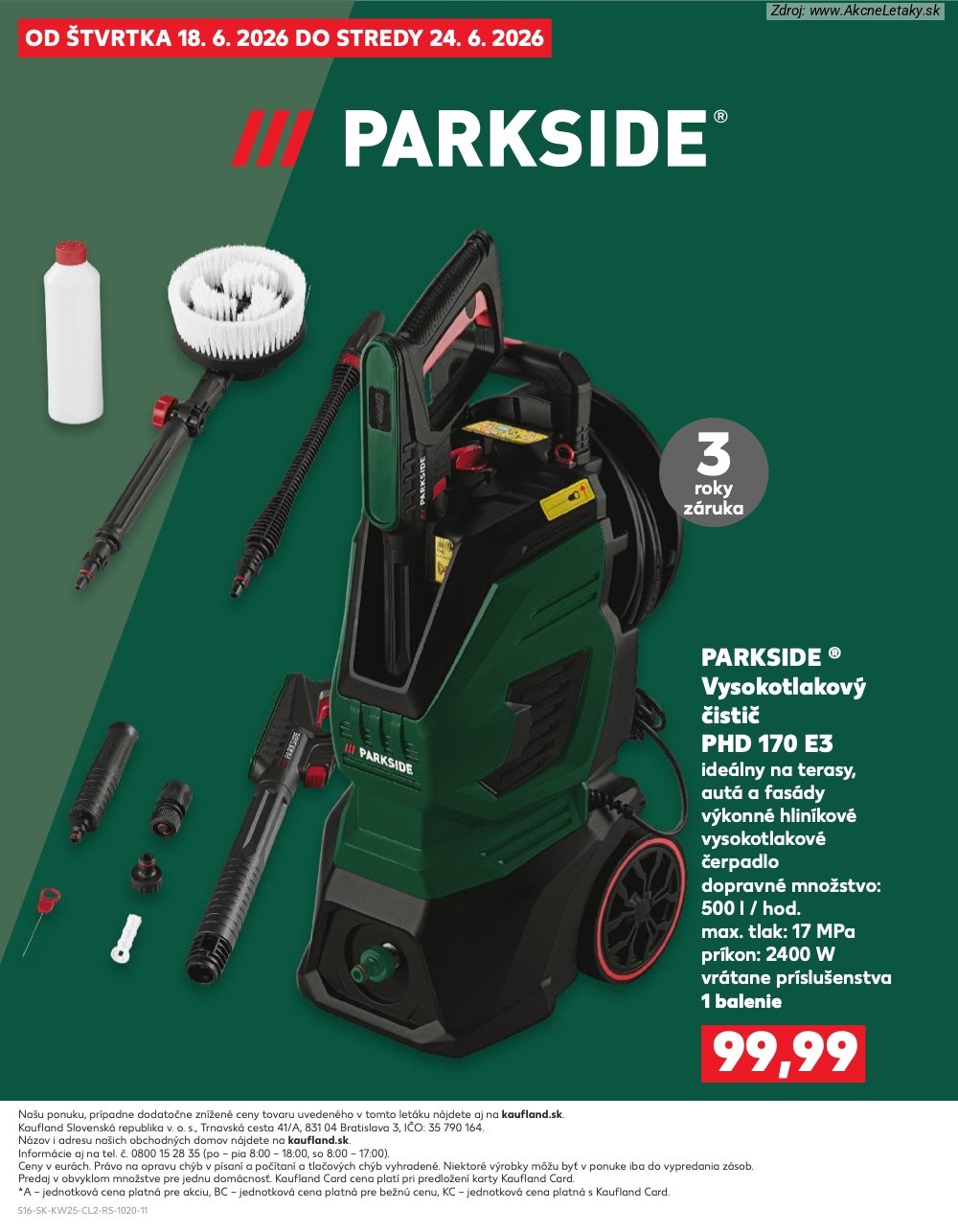 Leták Kaufland (18. 6. - 24. 6. 2026) - strana 16 z 16