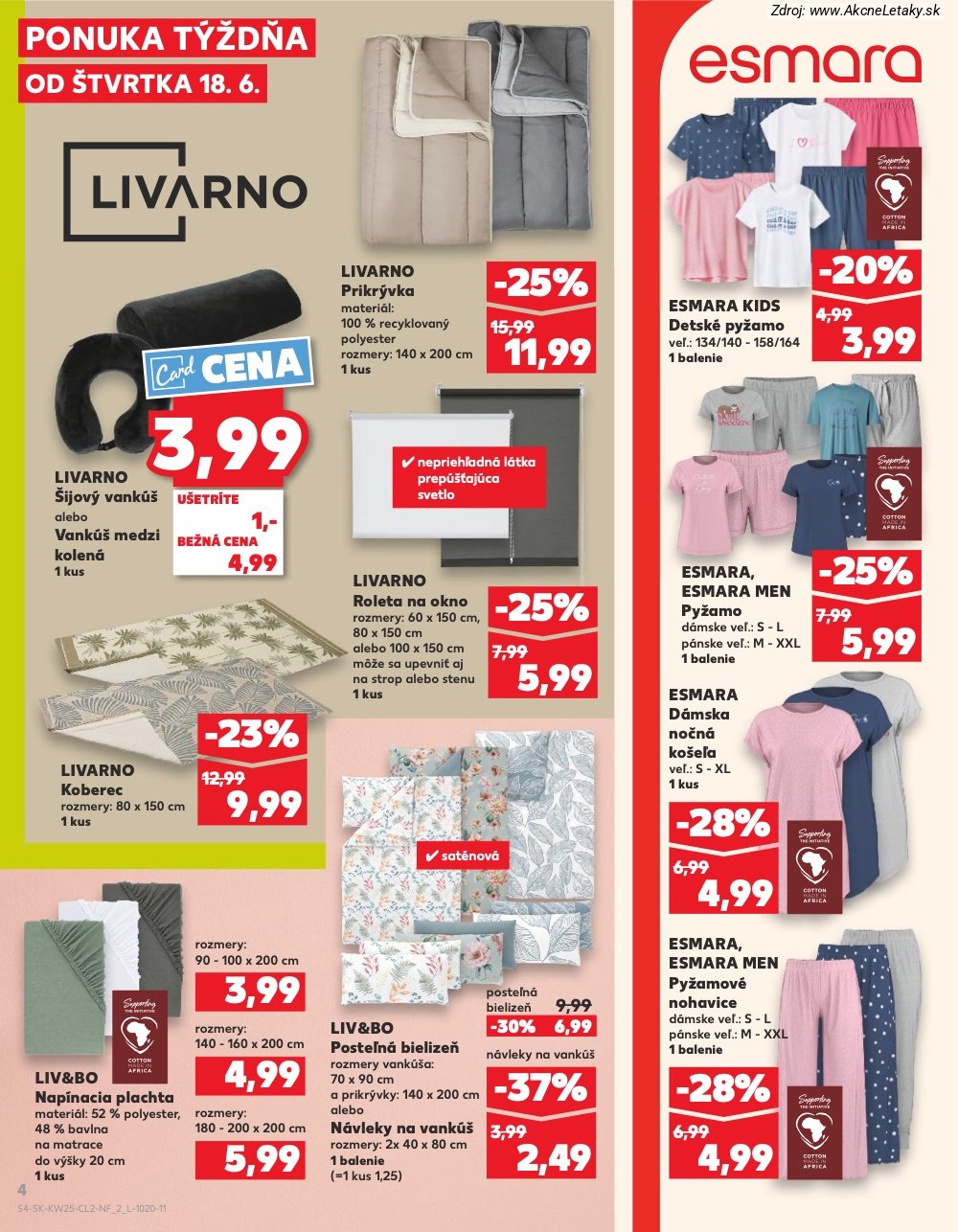 Leták Kaufland (18. 6. - 24. 6. 2026) - strana 4 z 16