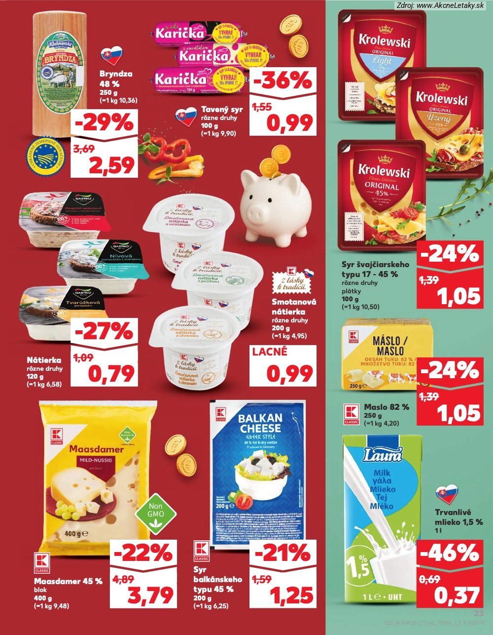Leták Kaufland (18. 6. - 24. 6. 2026) - strana 23 z 84