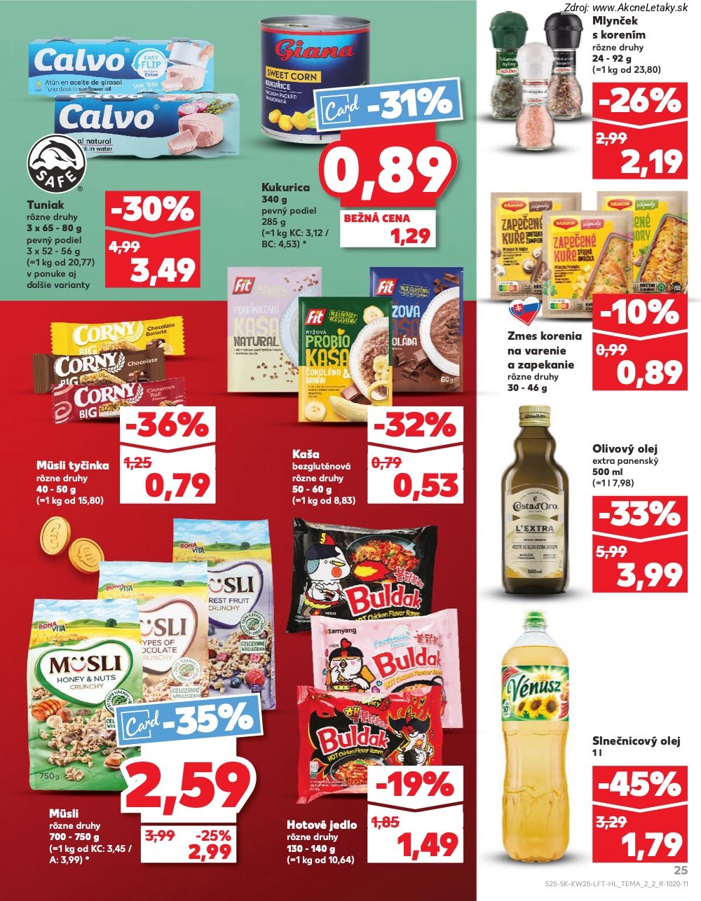 Leták Kaufland (18. 6. - 24. 6. 2026) - strana 25 z 84